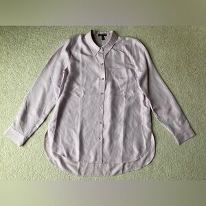 Eileen Fisher silk button down shirt